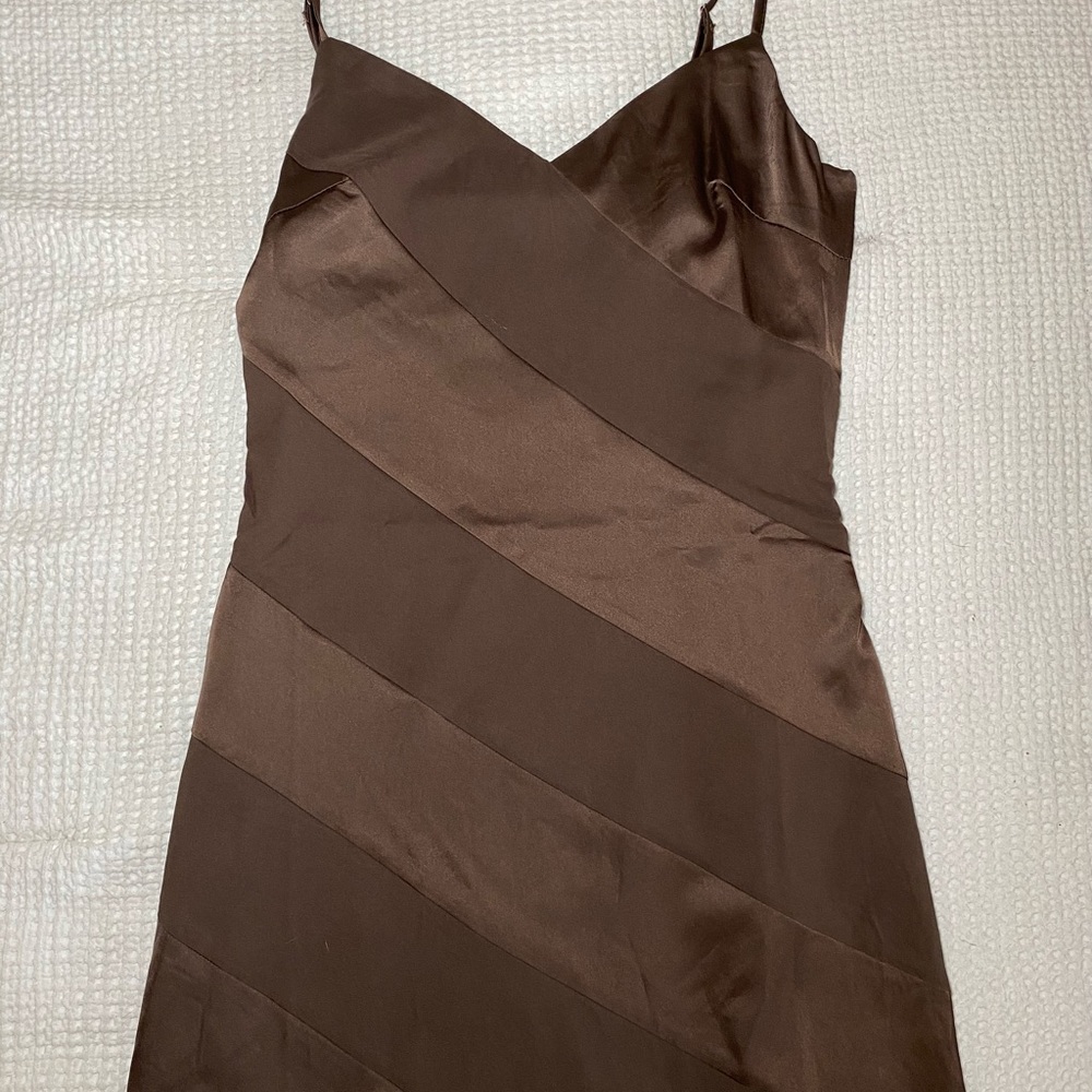Brown Slip Dress